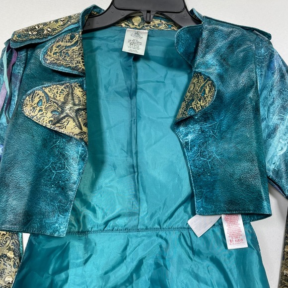 Disney Descendants 2 Uma Halloween Costume Dress Jacket Girls 9-10 - Picture 2 of 16